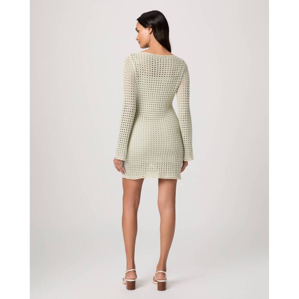 NEW PAIGE ariel mini dress in sea mist - Picture 4 of 6